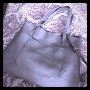 Gray Satchel Bag